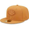 NEW ERA NEW ERA BROWN GREEN BAY PACKERS TEAM COLOR PACK 59FIFTY FITTED HAT