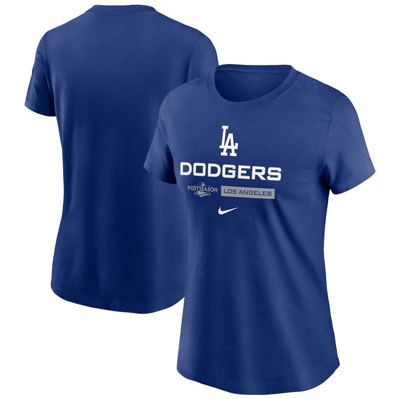 Nike Royal Los Angeles Dodgers 2022 Postseason Authentic Collection Dugout T-shirt