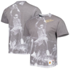 MITCHELL & NESS MITCHELL & NESS SHAQUILLE O'NEAL HEATHER GRAY LOS ANGELES LAKERS ABOVE THE RIM T-SHIRT