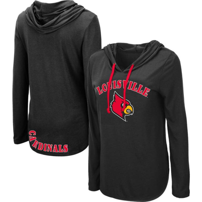 Colosseum Black Louisville Cardinals My Lover Long Sleeve Hoodie T-shirt
