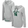 COLOSSEUM COLOSSEUM HEATHER GRAY MICHIGAN STATE SPARTANS MY LOVER LIGHTWEIGHT HOODED LONG SLEEVE T-SHIRT