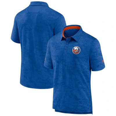 Fanatics Branded Royal New York Islanders Authentic Pro Rink Polo