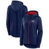 Fanatics Branded Navy Columbus Blue Jackets Authentic Pro Rink Full-zip Hoodie In Navy