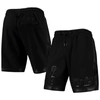 Pro Standard Washington Wizards Triple Black Gloss Shorts In Black