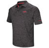 COLOSSEUM COLOSSEUM BLACK ARKANSAS RAZORBACKS BIG & TALL DOWN SWING POLO