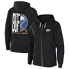 Wear By Erin Andrews Black Buffalo Sabres Sponge Fleece Full-zip Hoodie In Black