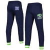 Starter College Navy Seattle Seahawks Blitz Fleece Jogger Pants In Navy
