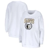Wear By Erin Andrews White New Orleans Saints Oversized Pullover Sweatshirt In White