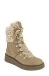 Gentle Souls By Kenneth Cole Behann Faux Shearling Alpine Boot In Mushroom