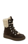 Gentle Souls By Kenneth Cole Behann Faux Shearling Alpine Boot In Chocolate