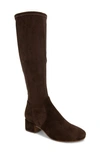 Gentle Souls By Kenneth Cole Ella Stretch Knee High Boot In Chocolate