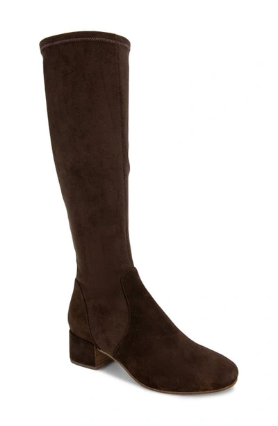 Gentle Souls By Kenneth Cole Ella Stretch Knee High Boot In Chocolate