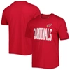 NEW ERA NEW ERA CARDINAL ARIZONA CARDINALS COMBINE AUTHENTIC TRAINING HUDDLE UP T-SHIRT