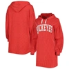 Gameday Couture Scarlet Ohio State Buckeyes Game Winner Vintage Wash Tri-blend Dress In Scarlet