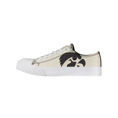 Foco Cream Iowa Hawkeyes Low Top Canvas Shoes