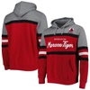 MITCHELL & NESS MITCHELL & NESS MAROON MOREHOUSE MAROON TIGERS HEAD COACH PULLOVER HOODIE
