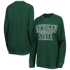 PRESSBOX PRESSBOX GREEN MICHIGAN STATE SPARTANS SURF PLUS SIZE SOUTHLAWN WAFFLE-KNIT THERMAL TRI-BLEND LONG S