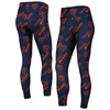 Concepts Sport Navy Chicago Bears Breakthrough Allover Print Leggings In Navy