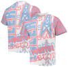 Mitchell & Ness Men's  White Houston Oilers Jumbotron 2.0 Sublimated T-shirt In White