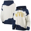 Gameday Couture Women's  White, Navy West Virginia Mountaineers For The Fun Double Dip-dyed Pullover In White