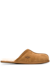 Ugg Scuff Sheepskin Slippers In Beige