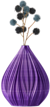 SHEYN SSENSE EXCLUSIVE PURPLE FALD VASE