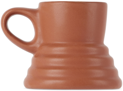 Bklyn Clay Brown No-spill Mug In Saddle Satin