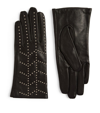 CLAUDIE PIERLOT LEATHER STUDDED GLOVES