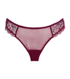 Simone Perele Singuliere Tanga Thong Underwear In Syrah