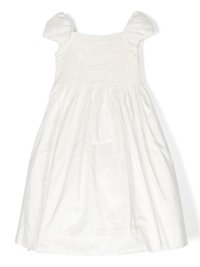 Ralph Lauren Kids' Smocked Dres-dresses-woven In White