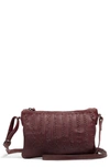 Day & Mood Milicent Leather Multi Crossbody Bag In Burgundy