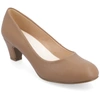 Journee Collection Luu Round Toe Pump In Pink