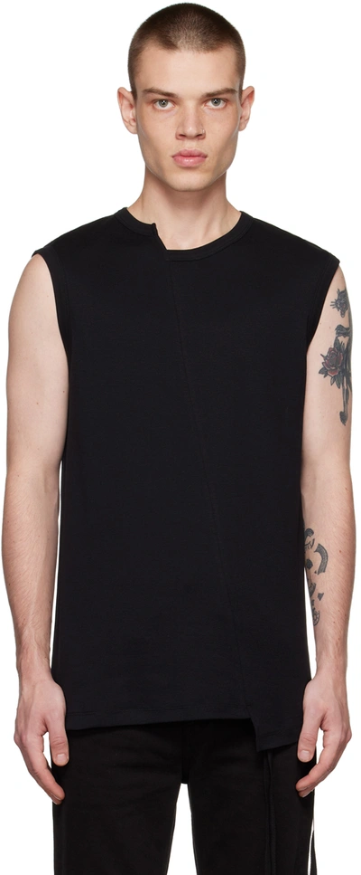 Ann Demeulemeester Black Laurent Tank Top In 099 Black