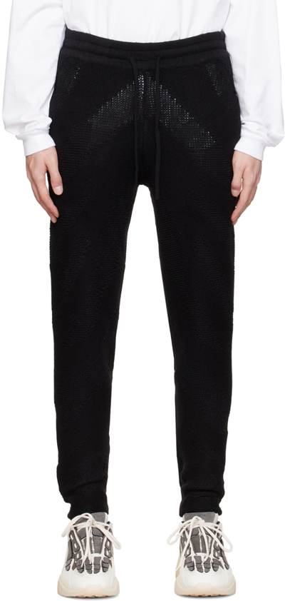 Rta Black Nate Lounge Pants In Black Zebra