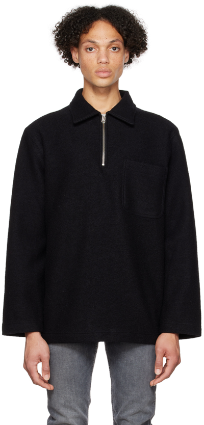 Schnayderman’s Black Half-zip Sweater