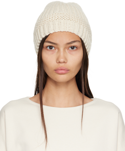 Toogood Off-white Sculptor Beanie In Chalk