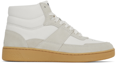A.p.c. Off-white Plain Sneakers In Caf Caramel
