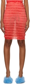 Constanca Entrudo Pink Shirred Miniskirt In Pink