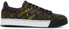 VERSACE JEANS COUTURE BLACK & GOLD COURT 88 trainers