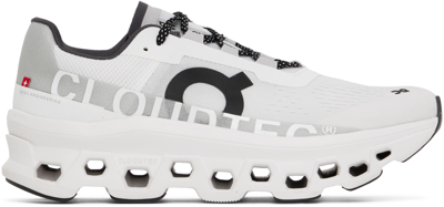 On Cloudmster Running Shoe In White