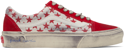 Vans Red Bianca Chandôn Edition Authentic Vlt Sneakers In Multicolor