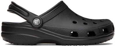 CROCS BLACK CLASSIC CLOGS