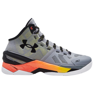 Under Armour Mens  Curry 2 Retro In Steel/yellow/jiaune