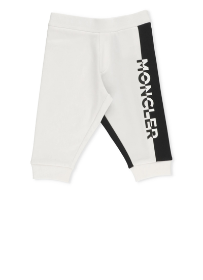 Moncler Babies' Sweatpants With Logo In White