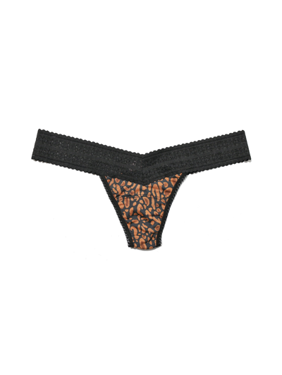 Hanky Panky Printed Dreamease Low Rise Thong Exclusive In Multicolor