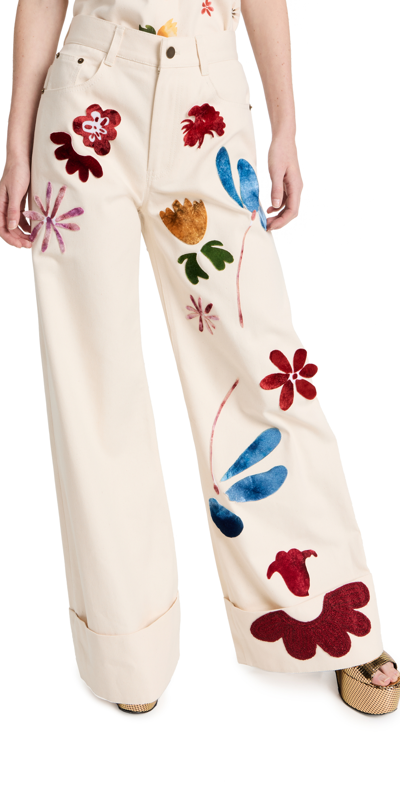 Rosie Assoulin Weekend Pants In Floral