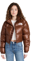 The North Face 1996 Retro Nuptse Short Jacket In Brown