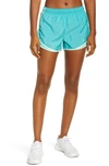 Nike Dri-fit Tempo Running Shorts In Washed Teal/ Wolf Grey