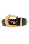 VERSACE VERSACE MEDUSA HERITAGE STUDDED BUCKLE BELT