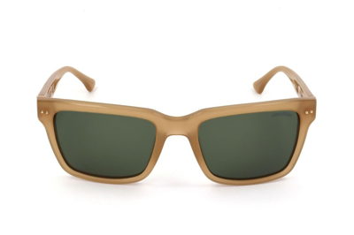 Zadig & Voltaire Rectangular Frame Sunglasses In Brown